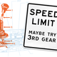 Illustration for article titled A Manual Transmission Might Keep You From Getting Speeding Tickets